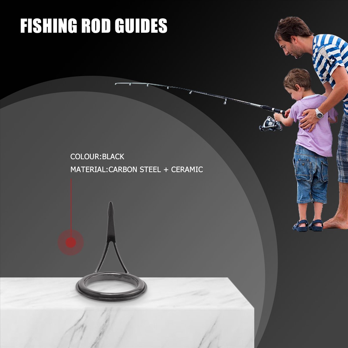 NEW8 Pcs/Set Fishing Rod Guide - огляд і ціна Fishing