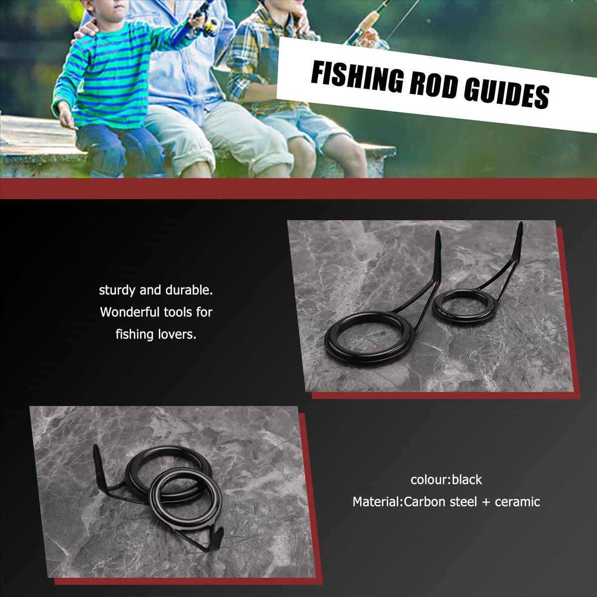 NEW8 Pcs/Set Fishing Rod Guide - огляд і ціна Fishing