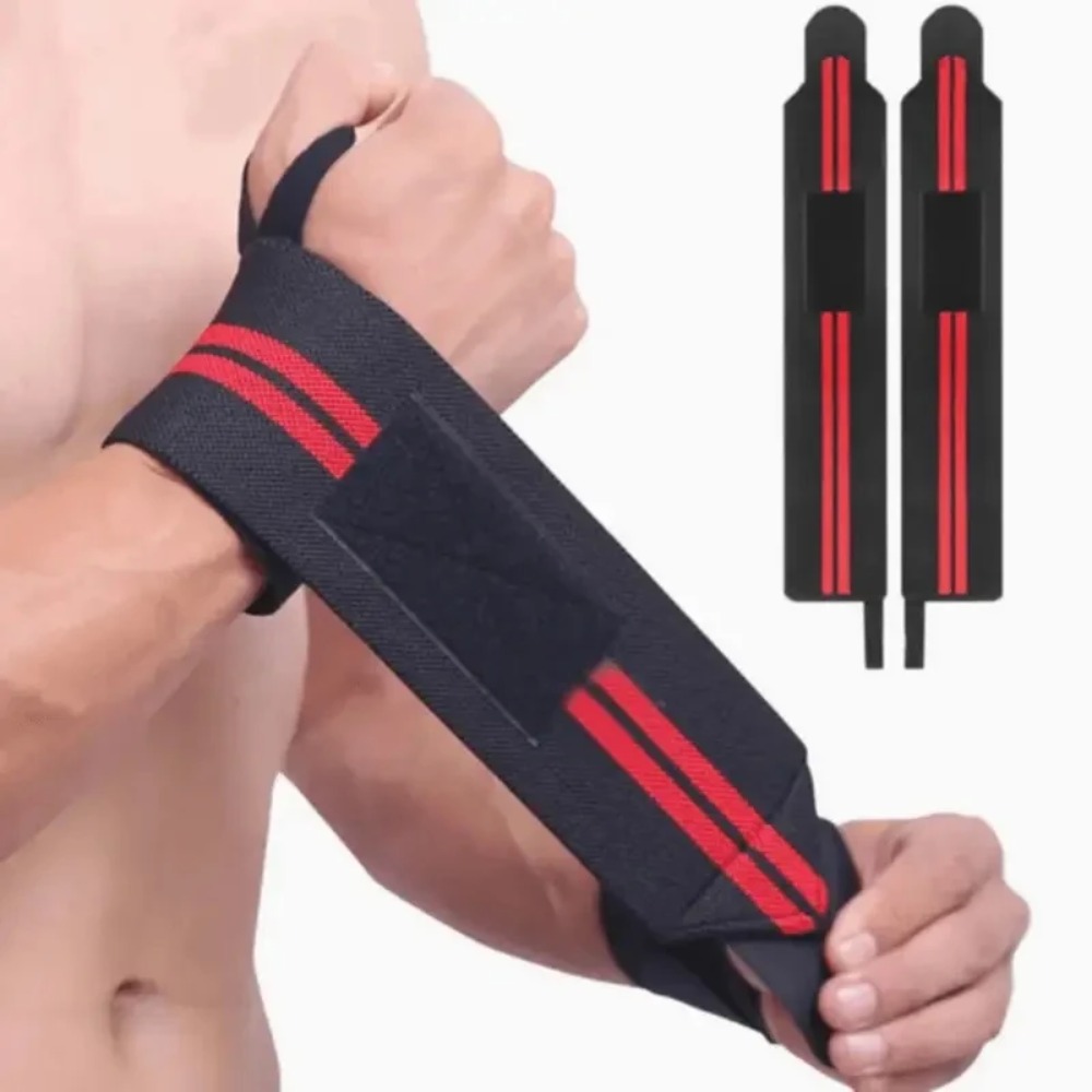 2 pcs Elastic Wrist Wraps, Wri - огляд і ціна Wrist Wraps Weightlifting Support