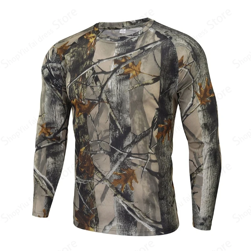 Mens Camo Long Sleeve T Shirt  - огляд і ціна Hiking